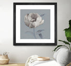 FLORAL SYMPOSIUM I by JUIANNE MARCOUX on GIANT ART - blue floral floral