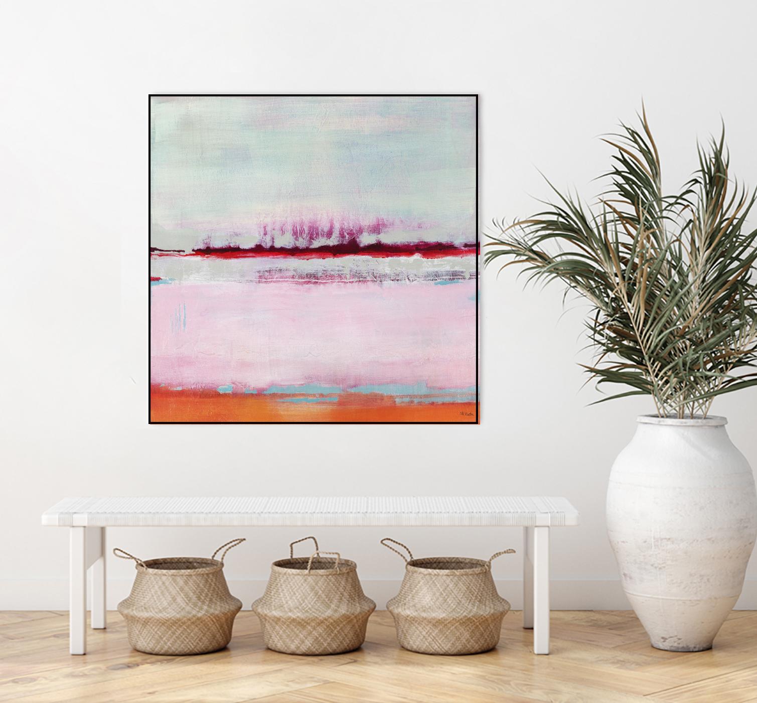 Persimmon Jump II by Jill Martin on GIANT ART - orange abstract