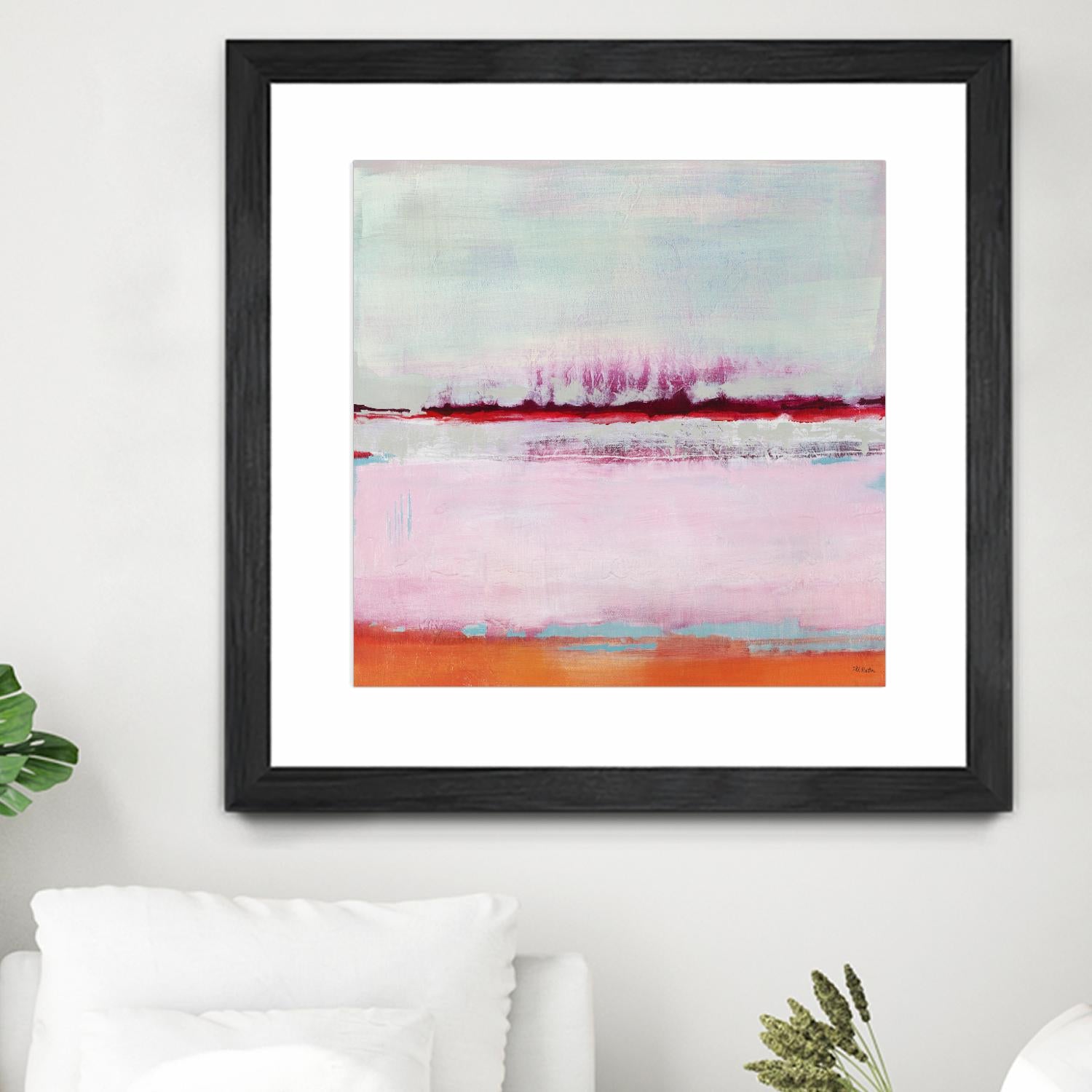 Persimmon Jump II by Jill Martin on GIANT ART - orange abstract