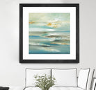By The Water III by Lisa Ridgers on GIANT ART - beige abstract