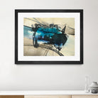 Fluid Motion by Scott Brems on GIANT ART - blues abstract neutral