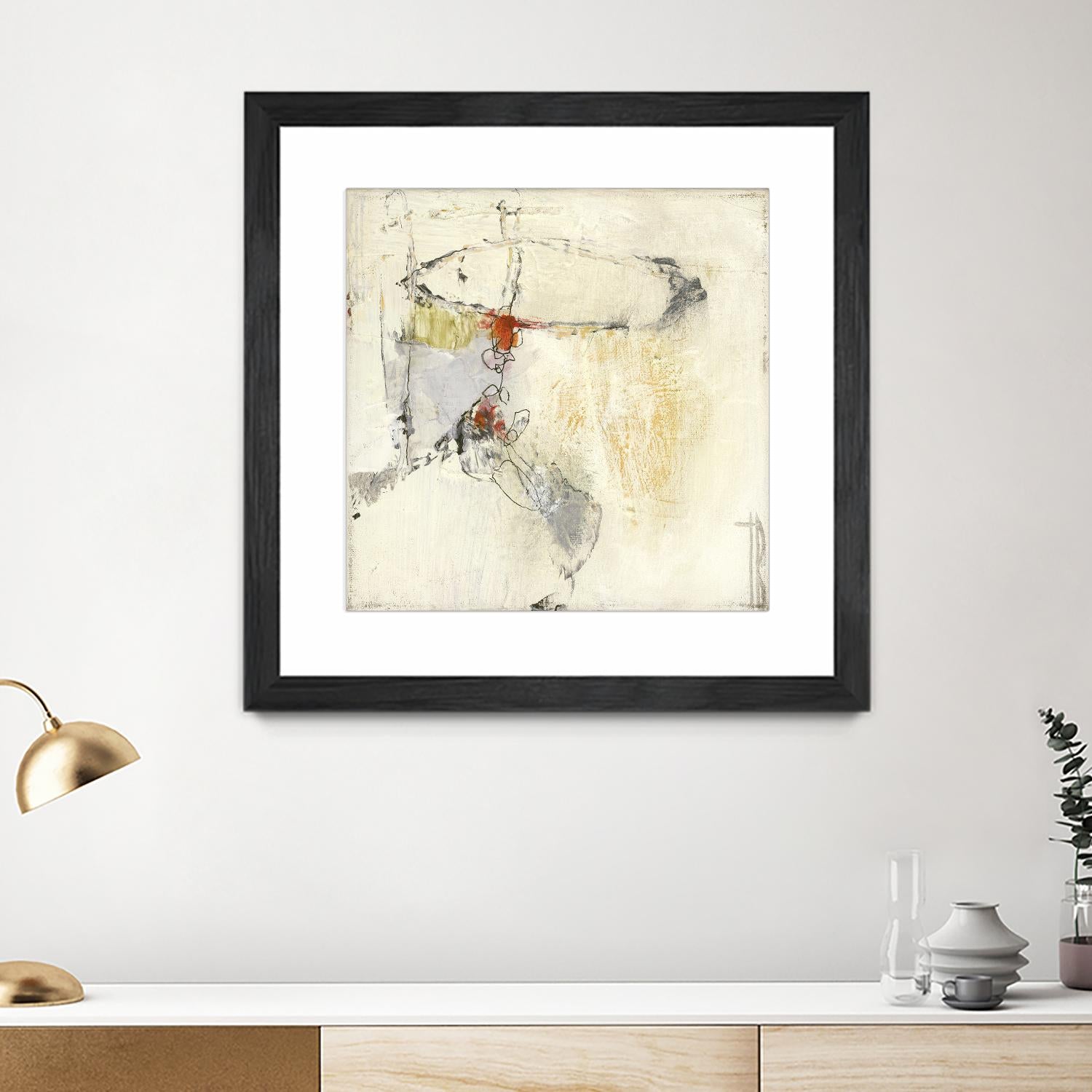 Short Stories II by Terri Burris on GIANT ART - whites & creams abstract