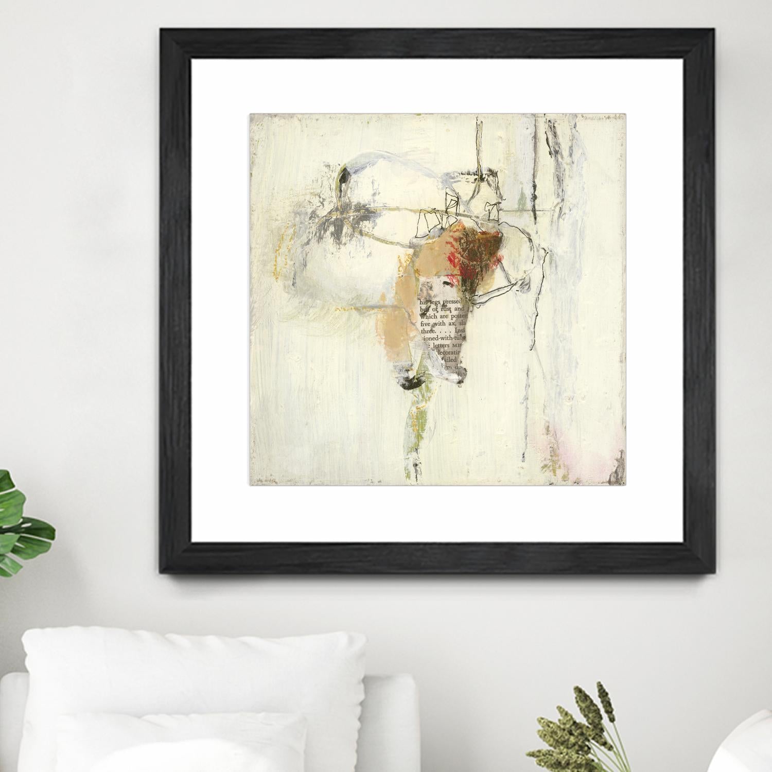 Short Stories III by Terri Burris on GIANT ART - whites & creams abstract