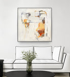 Road Map II by Terri Burris on GIANT ART - oranges, grays abstract
