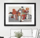 Laguna by Terri Burris on GIANT ART - reds abstract