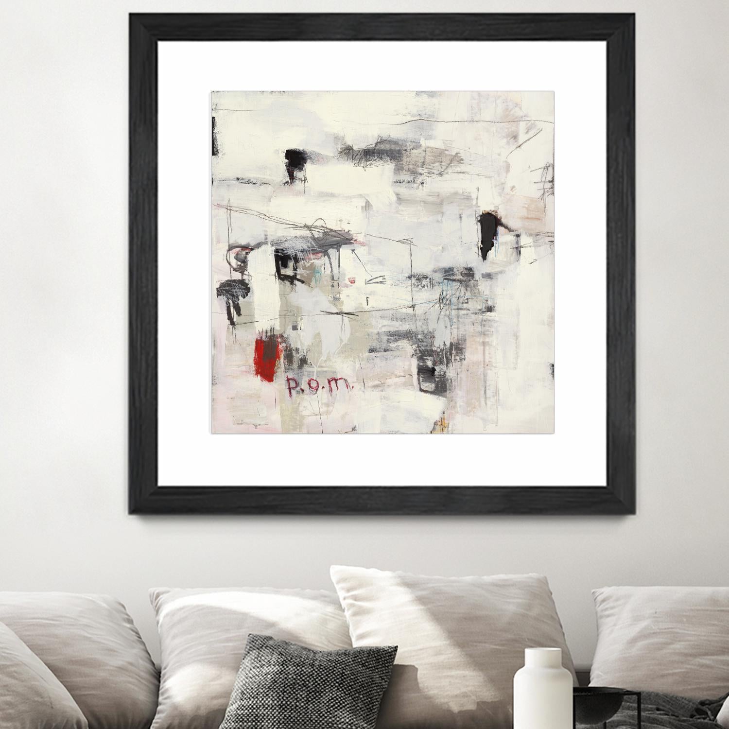 Piece Of Mind by Brent Foreman on GIANT ART - whites & creams abstract