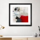 The Mountain Comes To You by Brent Foreman on GIANT ART - whites & creams abstract gray