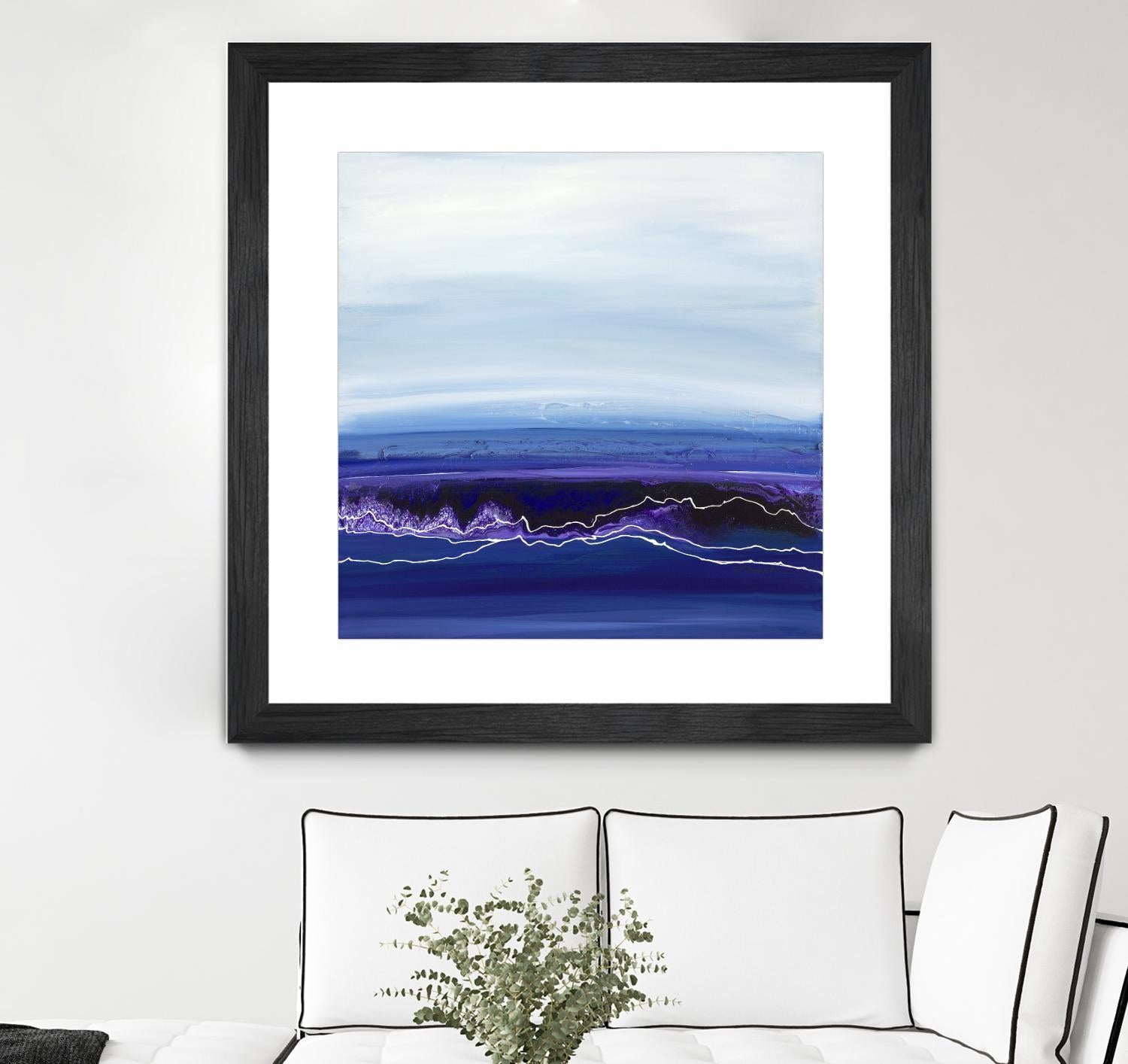 Blue Rendezvous by Ruth Fromstein on GIANT ART - blues abstract