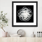Scribbles I by KC Haxton on GIANT ART - black abstract