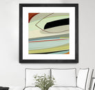 Layered Sounds II by Randy Hibberd on GIANT ART - green abstract