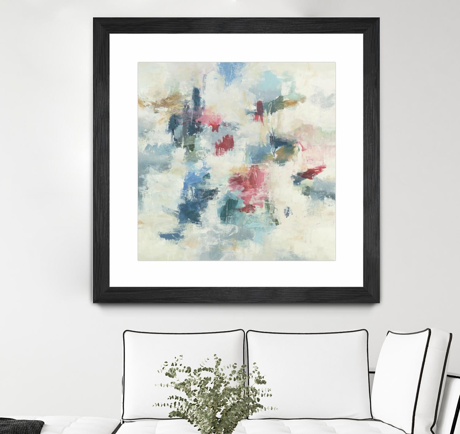 New Beginnings by Randy Hibberd on GIANT ART - blues abstract