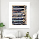Light Blue, Red, Black by Jeff Iorillo on GIANT ART - black abstract
