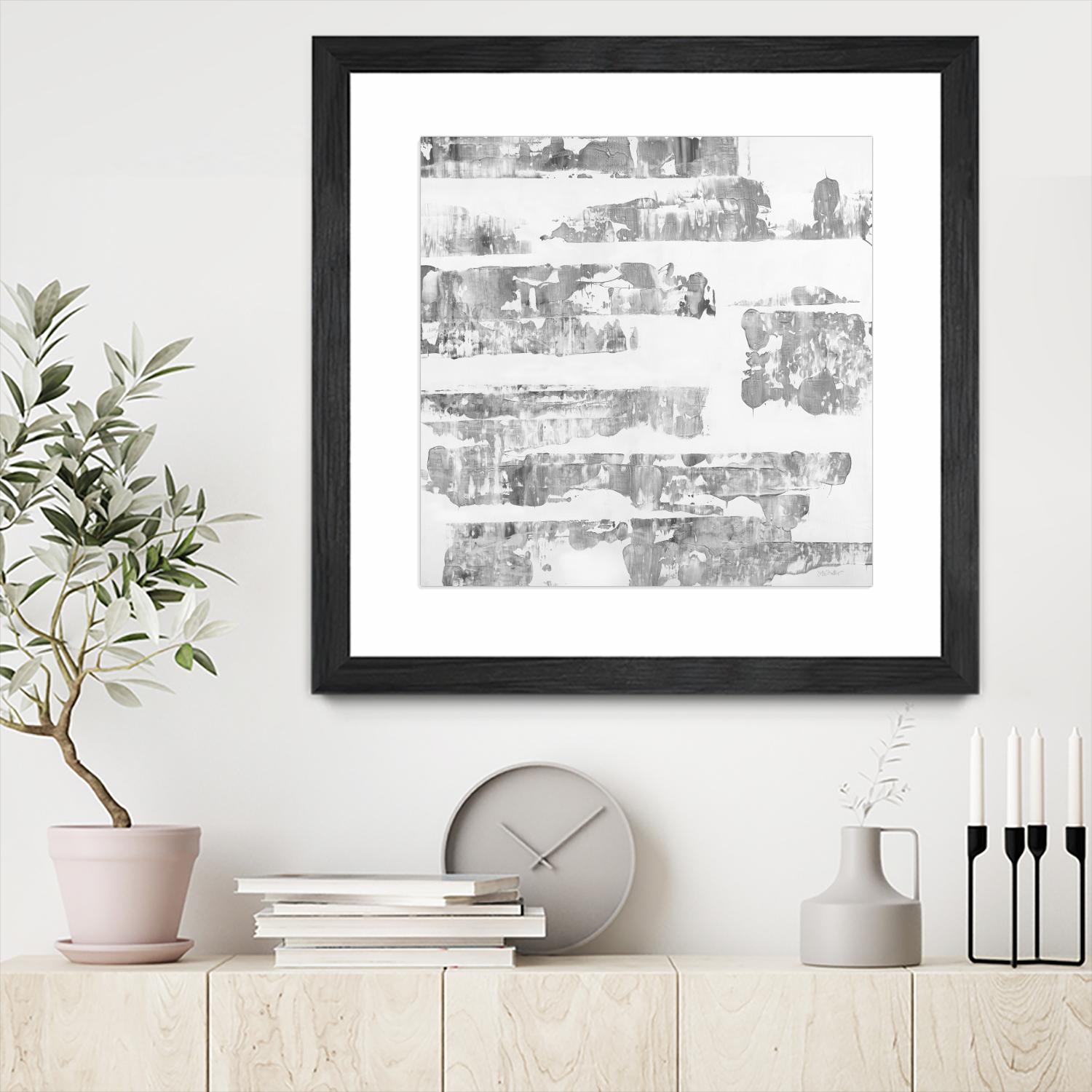 Grey Levels by Jeff Iorillo on GIANT ART - white abstract