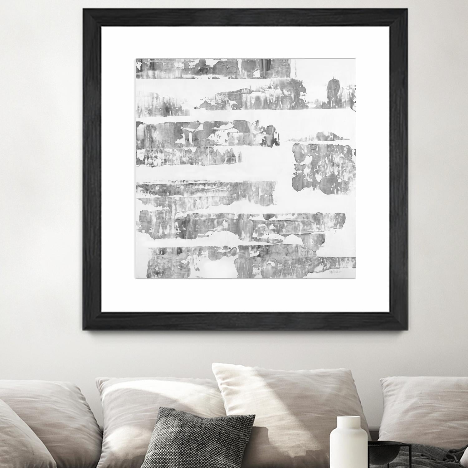 Grey Levels by Jeff Iorillo on GIANT ART - white abstract
