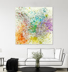 Galaxy II by Jeff Iorillo on GIANT ART - purples abstract spray