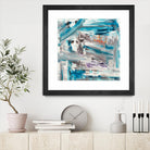 UNTIL THE VERY LAST SECOND by JEFF IORILLO on GIANT ART - blue abstract abstract