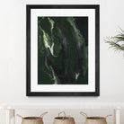 Silence Apart by Corrie LaVelle on GIANT ART - greens fluid abstracts