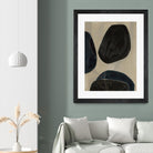 Gravity II by Kippi Leonard on GIANT ART - blacks organic shapes
