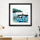 Boats by Beth Ann Lawson on GIANT ART - blues coastal ocean