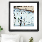 Self Reflection by Beth Ann Lawson on GIANT ART - blues coastal waves