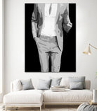 MR WHY NOT by Bethann Lawson on GIANT ART - black and white figurative figurative