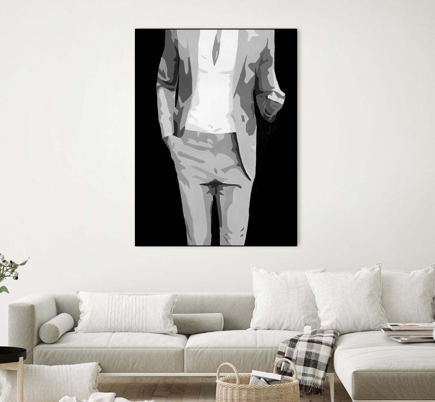 MR WHY NOT by Bethann Lawson on GIANT ART - black and white figurative figurative