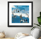 Surf's Up by Beth Ann Lawson on GIANT ART - blues coastal waves