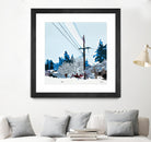 Winterhood 2020 by Beth Ann Lawson on GIANT ART - blues scenic winter