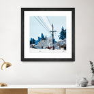 Winterhood 2020 by Beth Ann Lawson on GIANT ART - blues scenic winter