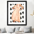 Ms. Thing In Spades by Beth Ann Lawson on GIANT ART - whites & creams figurative woman