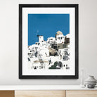 TILING AT WINDMILLS by Bethann Lawson on GIANT ART - blue and white coastal coastal