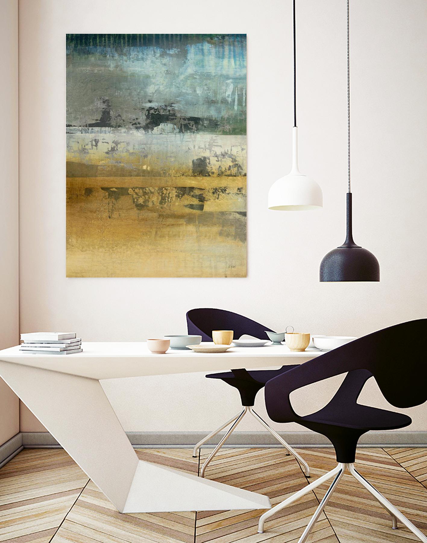 Shades Of Sunset V3 by K. Nari on GIANT ART - blues abstract abstract landscapes