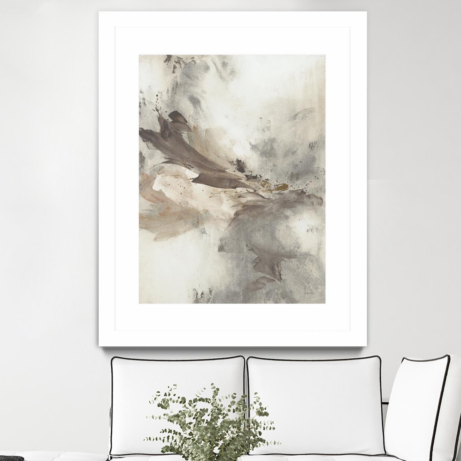 Intrinsic by Leah Rei on GIANT ART - grays abstract