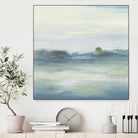 Soothing Scenery by Lisa Ridgers on GIANT ART - blues abstracted landscapes