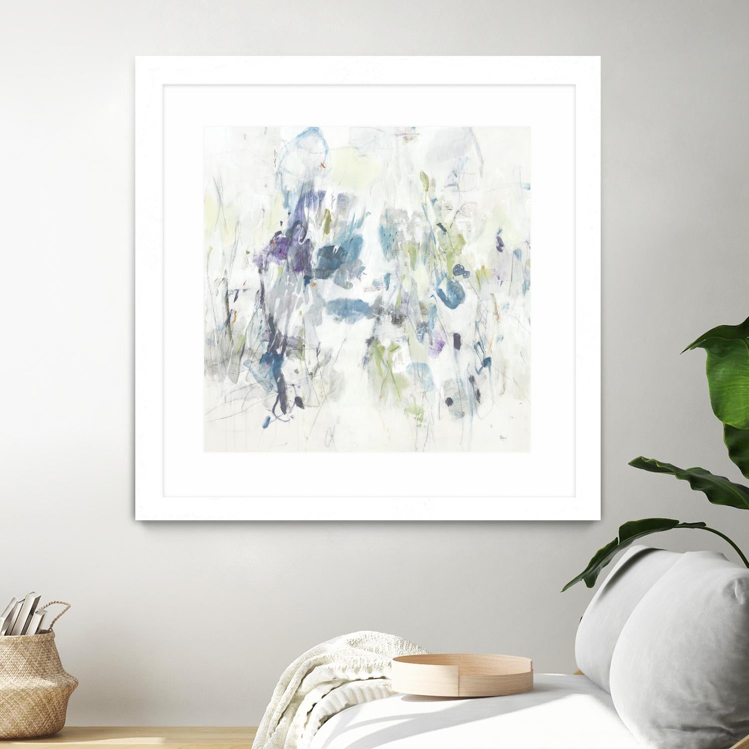 Keep in Touch by Lisa Ridgers on GIANT ART - blues abstract