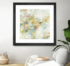 Rhythm & Flow V1 by Lisa Ridgers on GIANT ART - greens geometric shapes