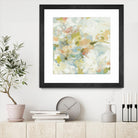 Rhythm & Flow V1 by Lisa Ridgers on GIANT ART - greens geometric shapes