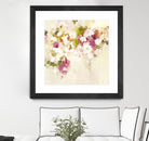 Floral Blush V2 by Lisa Ridgers on GIANT ART - whites & creams abstracted florals