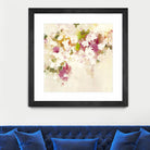 Floral Blush V2 by Lisa Ridgers on GIANT ART - whites & creams abstracted florals