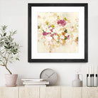 Floral Blush V4 by Lisa Ridgers on GIANT ART - whites & creams abstracted florals