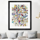Today In Play by Lisa Ridgers on GIANT ART - blues abstract