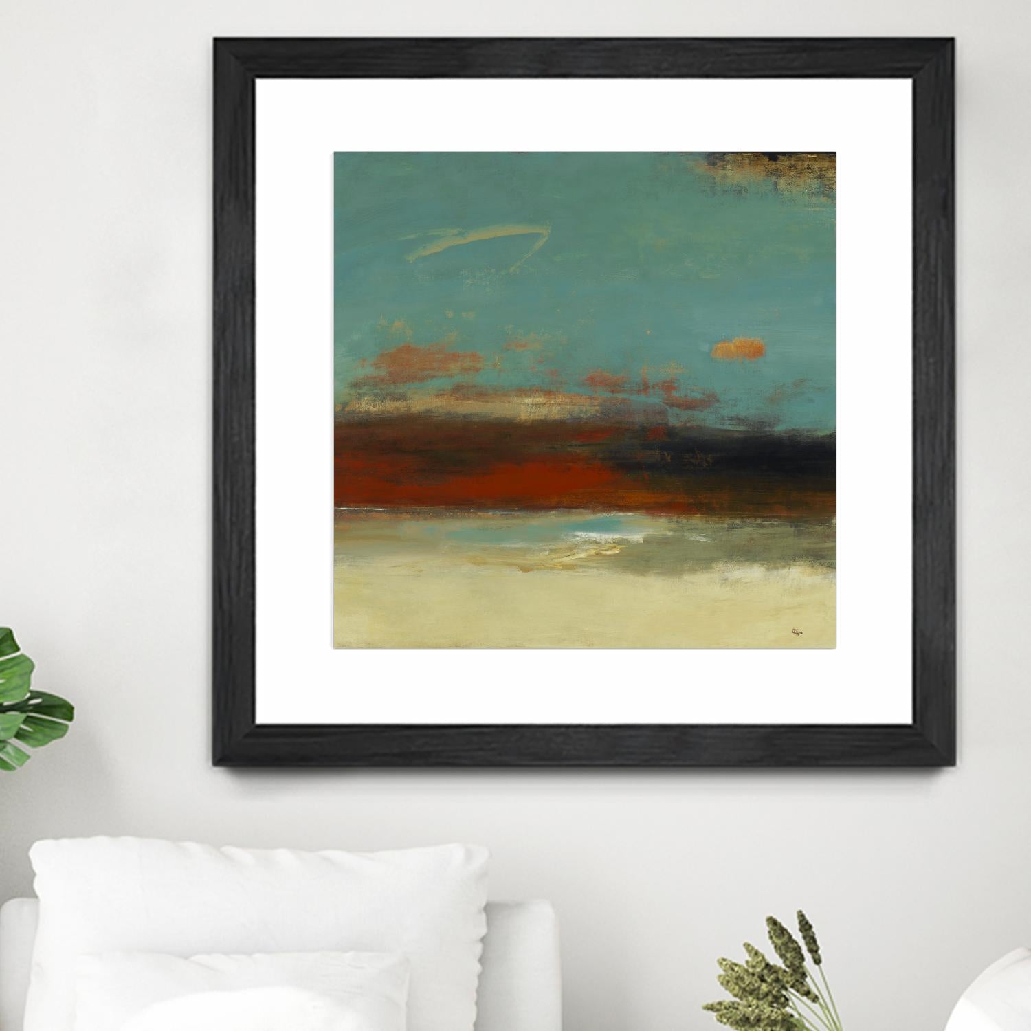 Suggested View by Lisa Ridgers on GIANT ART - rust abstract