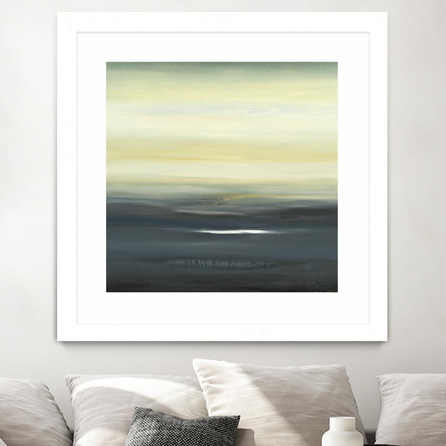 Land of Serenity II by Lisa Ridgers on GIANT ART - blue abstract