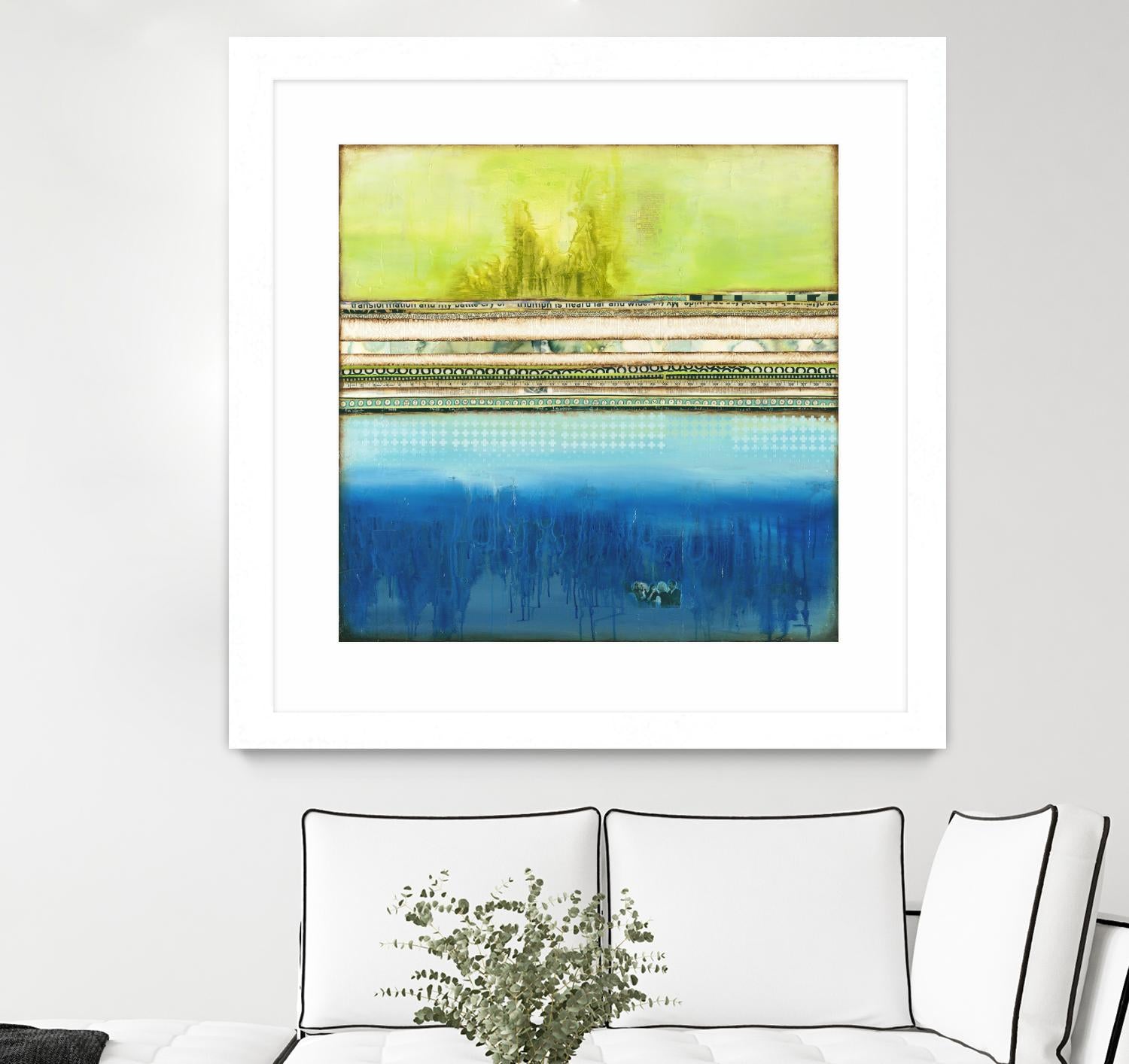 The Sailor by Laura VanHorne on GIANT ART - green abstract
