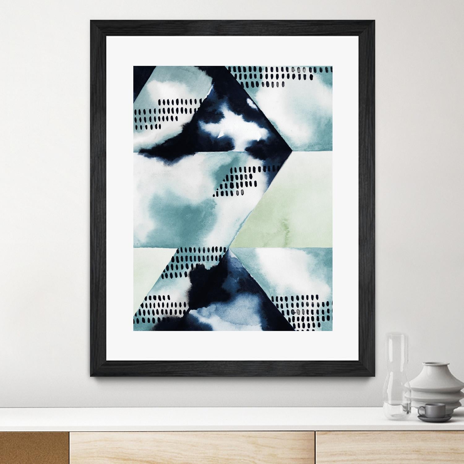 Blue Billow I by Grace Popp on GIANT ART - blue abstract