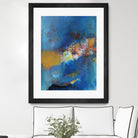 Rhapsody in Blue I by Jodi Fuchs on GIANT ART - blue abstract