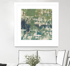Obscured Horizon I by Jennifer Goldberger on GIANT ART - green abstract