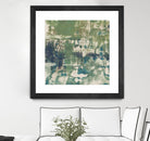 Obscured Horizon I by Jennifer Goldberger on GIANT ART - green abstract