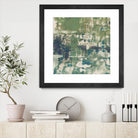 Obscured Horizon I by Jennifer Goldberger on GIANT ART - green abstract