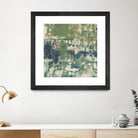 Obscured Horizon I by Jennifer Goldberger on GIANT ART - green abstract